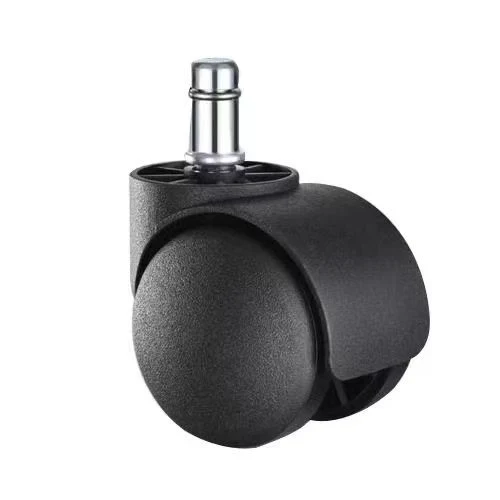 All Style Hot Black 1.5 Inch Plastic Chair Caster Furniture Nylon Castor Wheels for Office Chairs