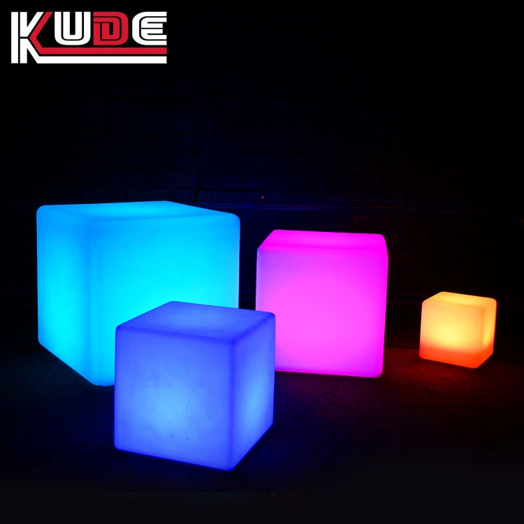 Muebles de cubo LED impermeable PE&amp;simg Plasti; Enciende cubo LED