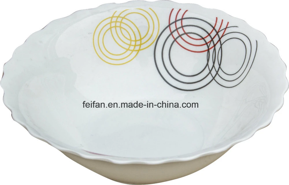 Factory Wholesale/Supplier Colourful Ceramic Bowl/Lotus Edge Bowl with Nice Quality/Rice Bowl/Porcelain Bowl