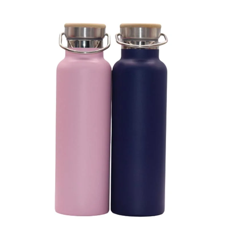 2021 Watersy Sport Bottle Stainless Steel Insulated Vacuum Flask Large Capacity 600ml Thermos Powder Coating with Lid