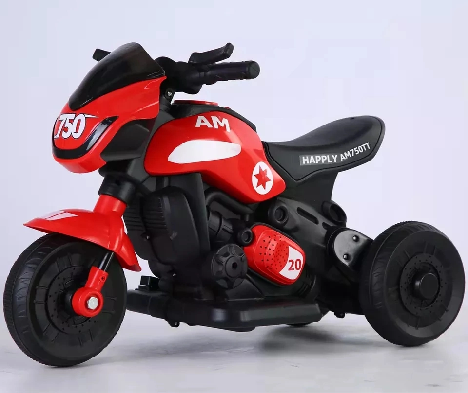 Voiture électrique pour enfants Moto électrique de petite taille 6V4 Batterie 3 roues Garçons et filles Jouets pour bébés