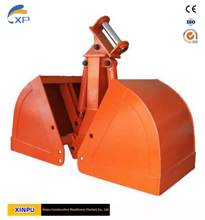 Hot Sale Excavator Attachment Double Shell Grab Shell Hopper for Venta