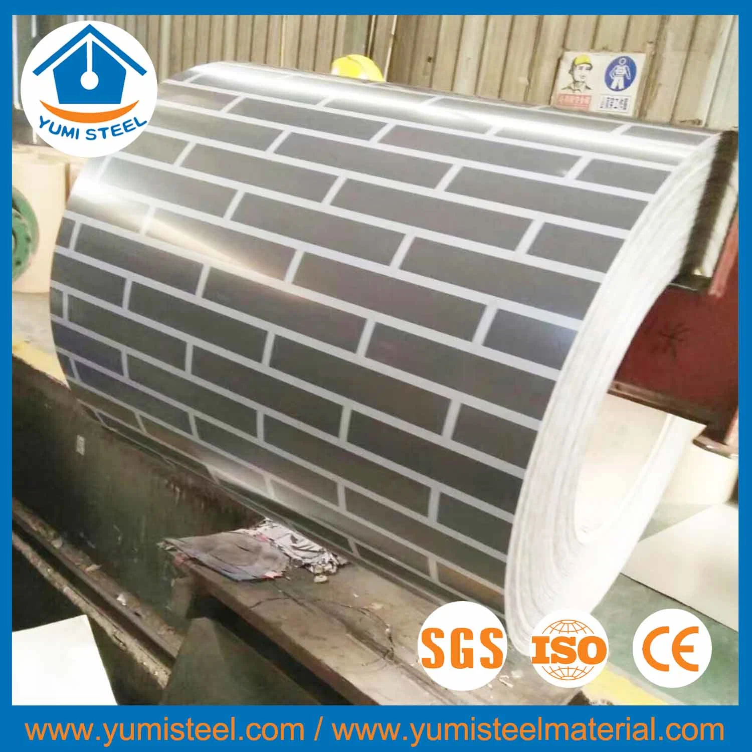 Wood Grain Galvanized Prepainted Color Steel Coils for Side Wall/Roof Plates/Sheets/Panels