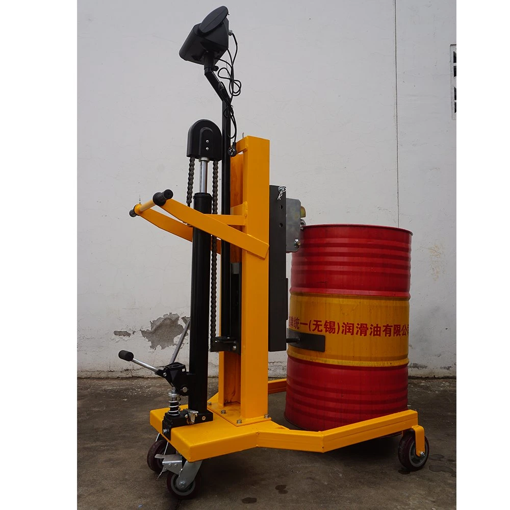 Customized 55-Gallon Oil Drum with Hydraulic Portable Scale