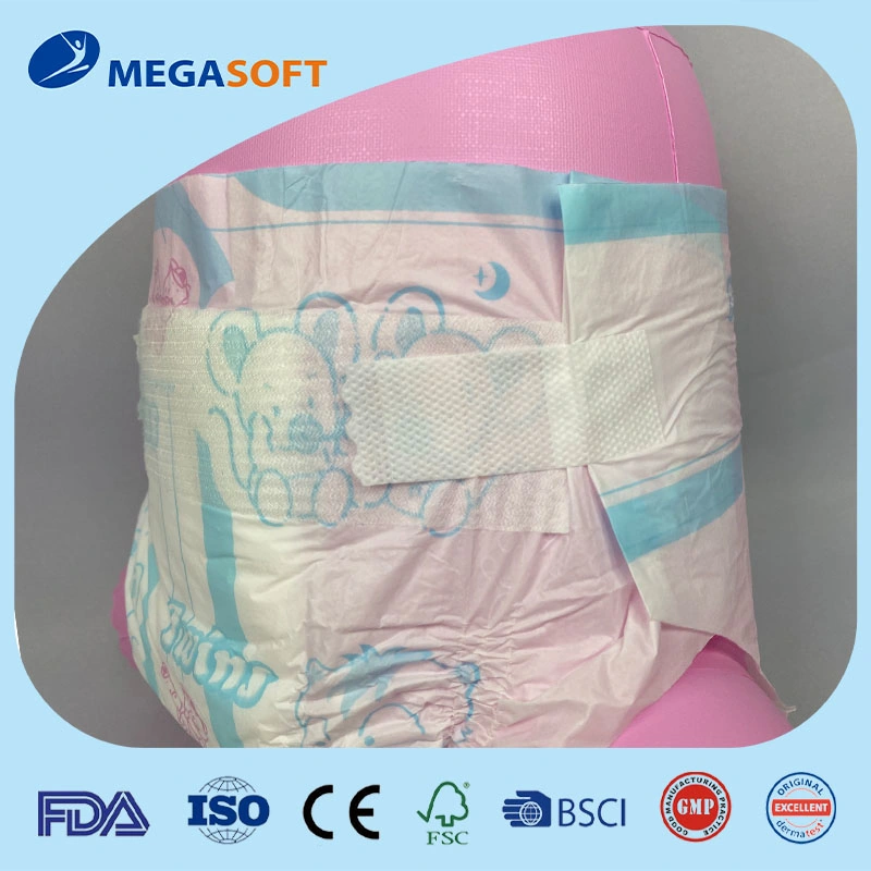 Wholesale/Supplier Cheap Price Good Absorption Soft Disposable Baby Products with Magic Tape