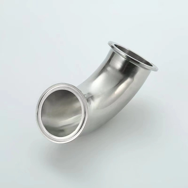 Bstv Sanitary Stainless Steel 90 Degree Clamped Elbow