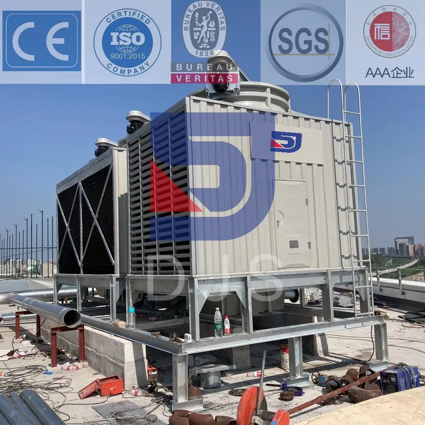 Factory Direct Sale Refrigeration and Cooling 100t Cross Flow Cooling Tower