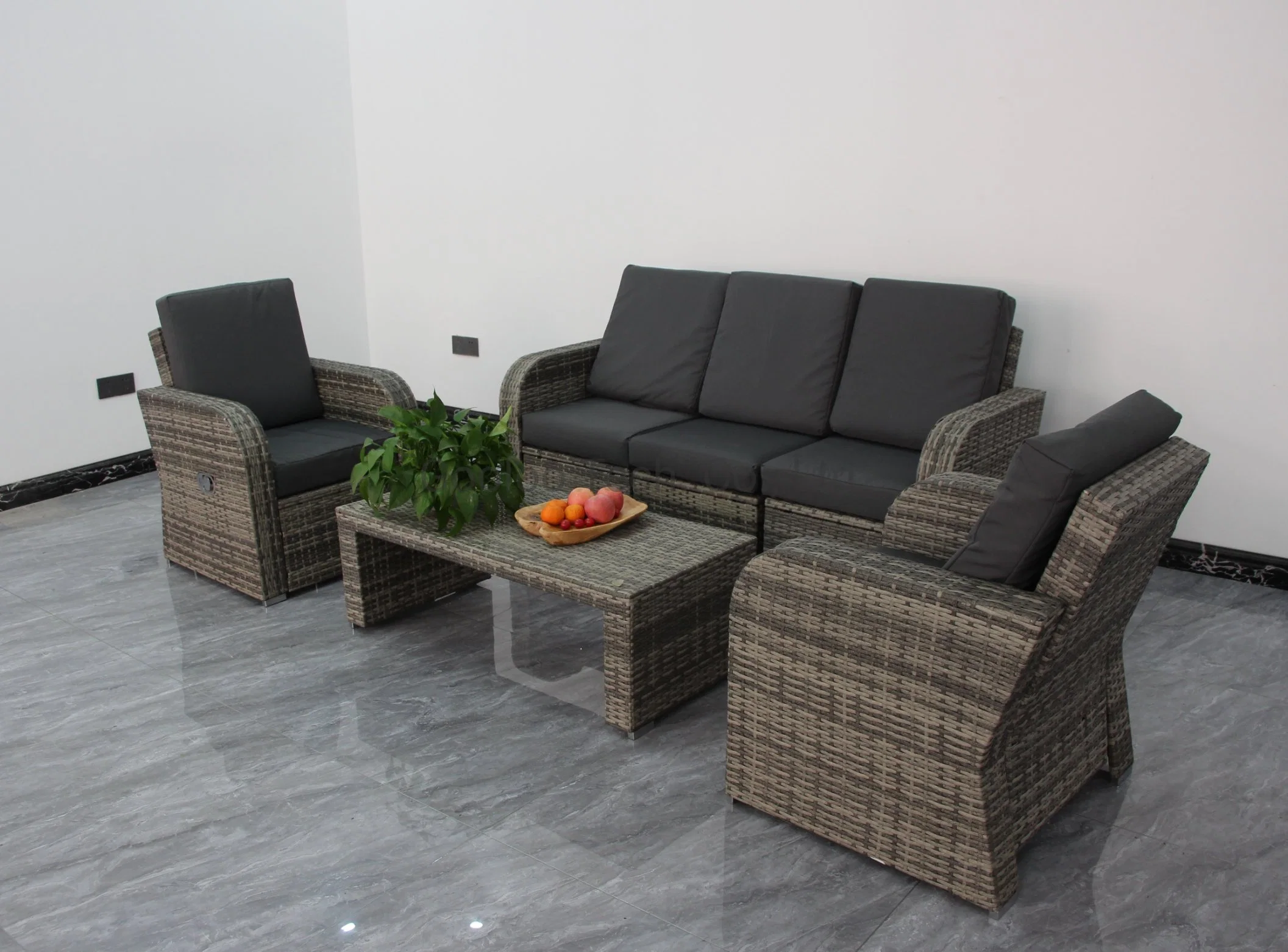 Rattan Modern Outdoor Sofa PE China Outdoor Furniture Chinese Furniture