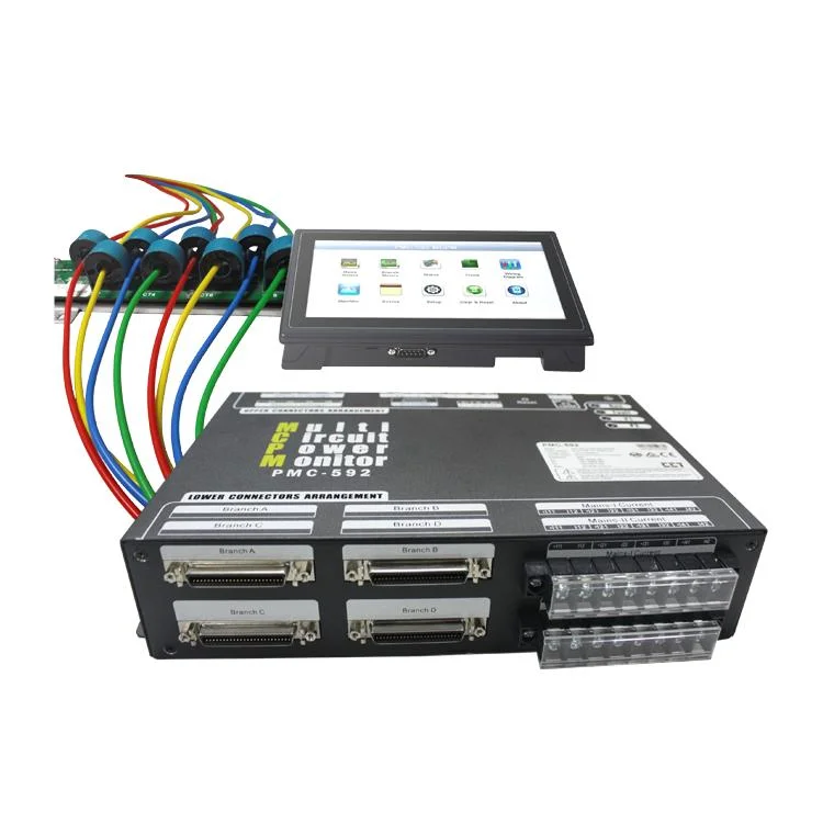 PMC-592 AC Multi-Circuit 2 Mains and 84 Branch Circuits Power Monitor Multiple-Phase Meter Ethernet Port