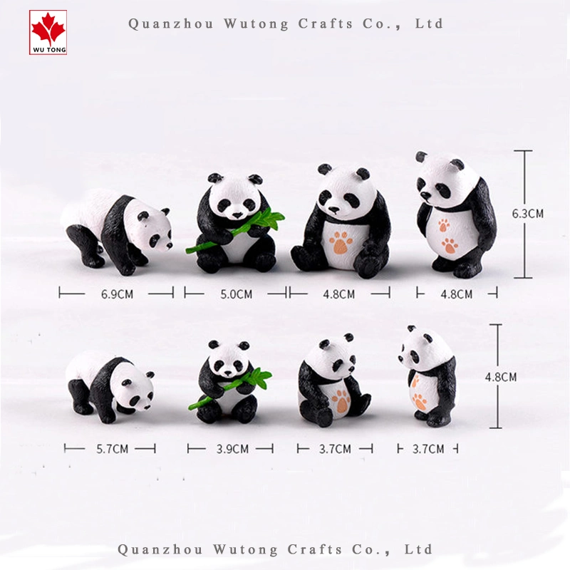 OEM Resin Crafts Panda Bamboo Home Decor Gifts