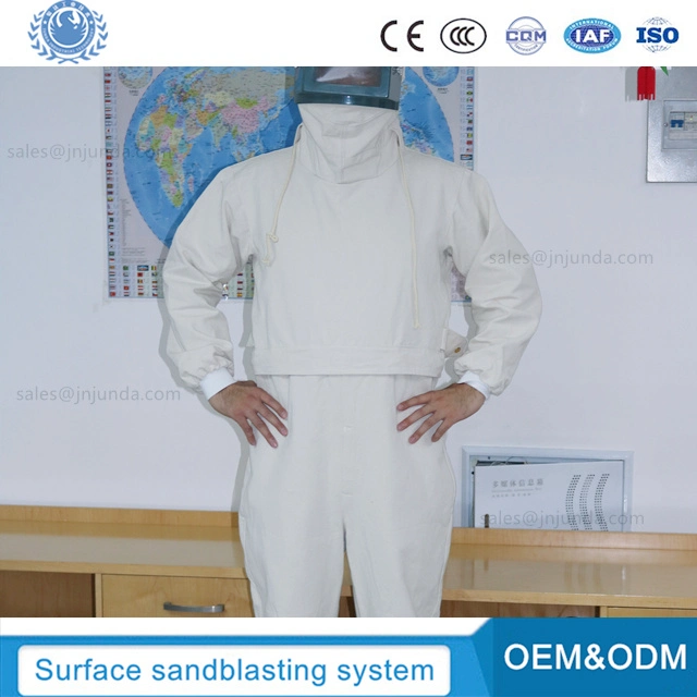 Sandblasted Work Clothing with Helmet/Sandblasting Protective Clothing