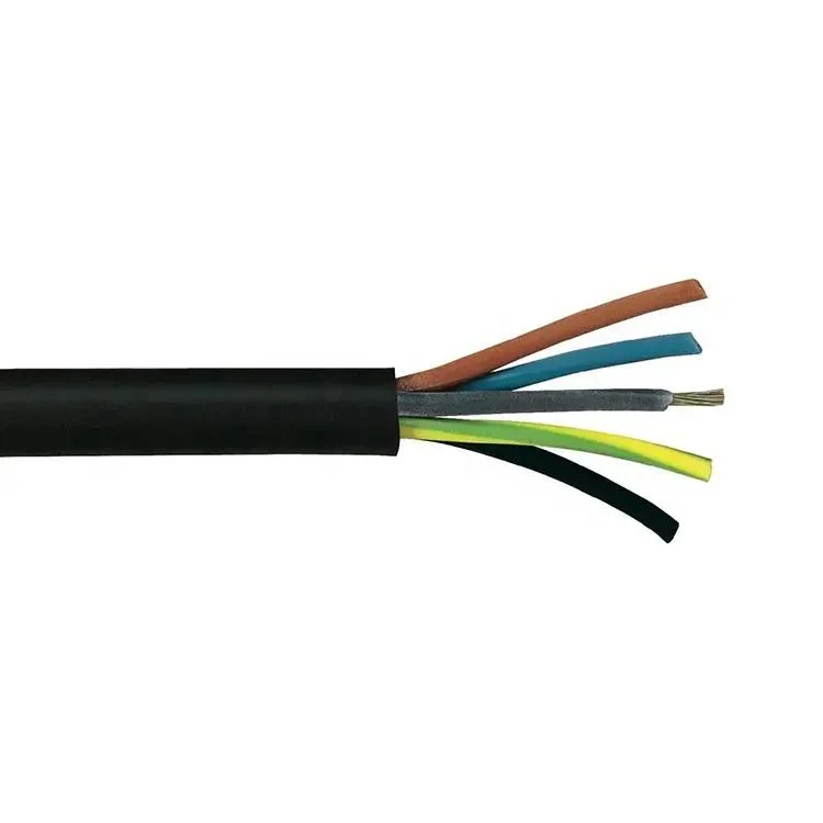 H07bq-F 450/750V 3 4 5 Core Flexible Copper Epr Insulation PUR Sheath Rubber Power Cable