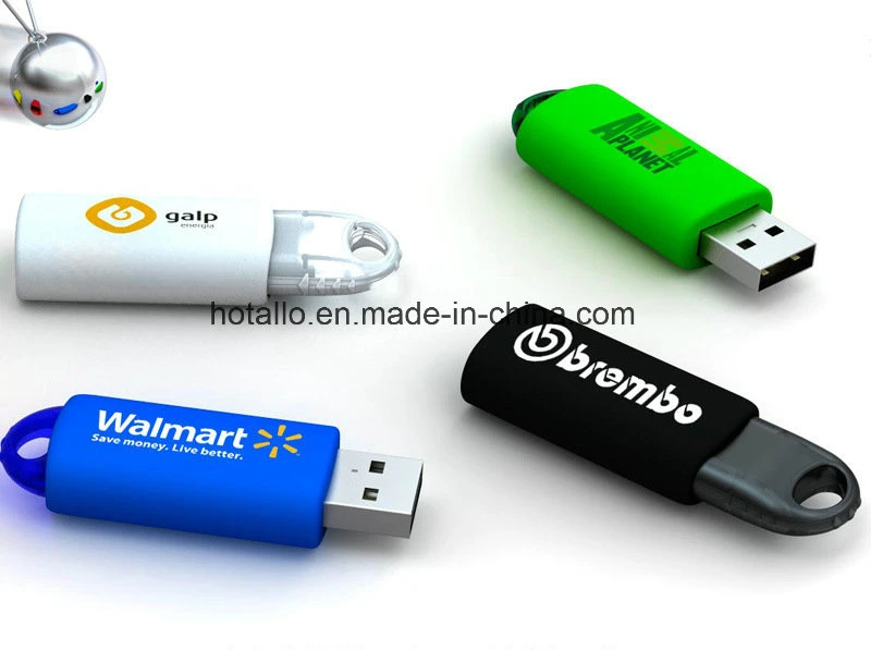 Promotion Pop-up Type USB Flash Memory with Spring