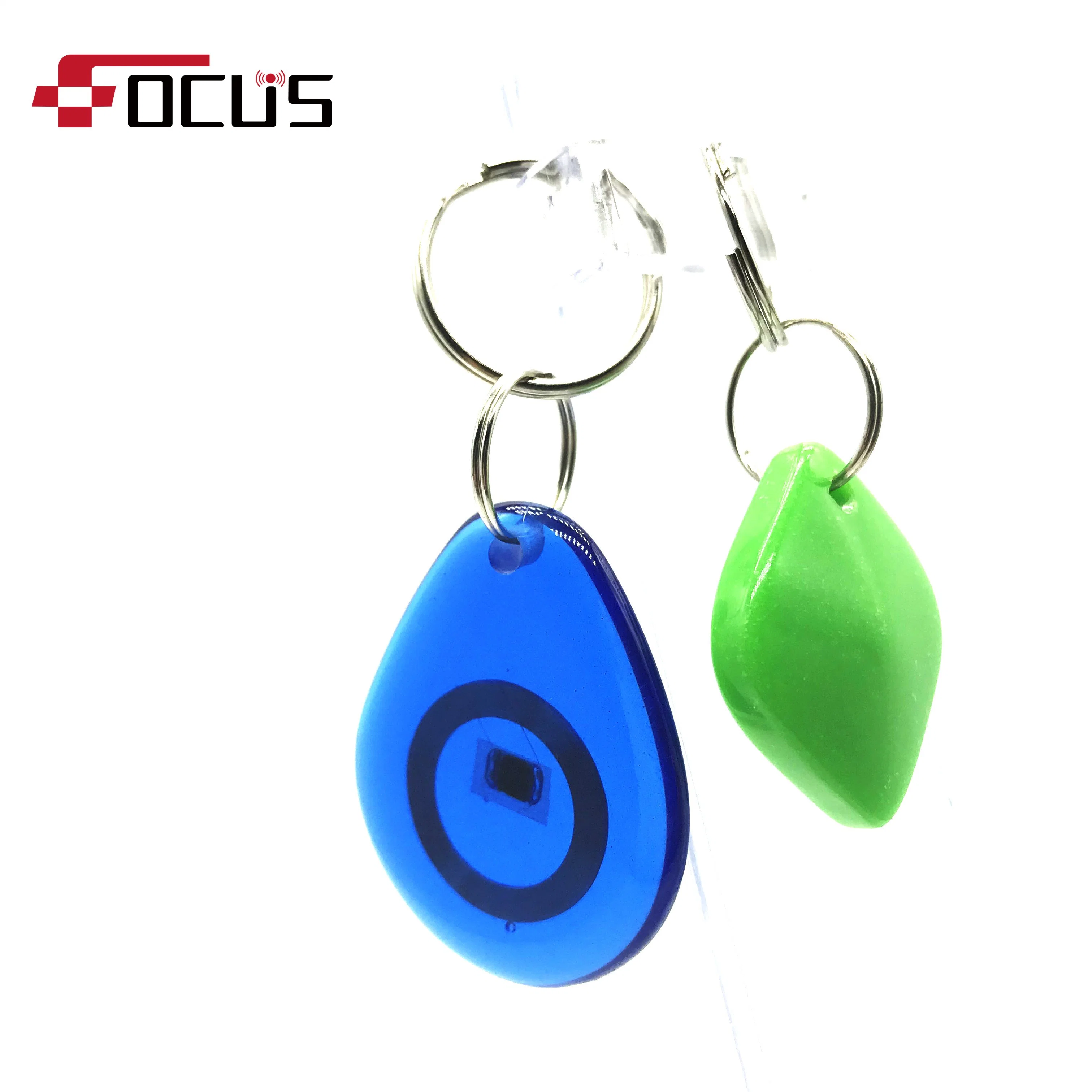 Wholesale Rewritable and Colorful RFID ABS Keyfob Durable Keychain