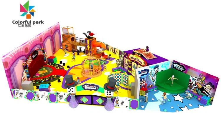 Coloré Park Entertainment Kiddie Soft Play équipement de terrain de jeu intérieur doux Aire de jeu intérieure