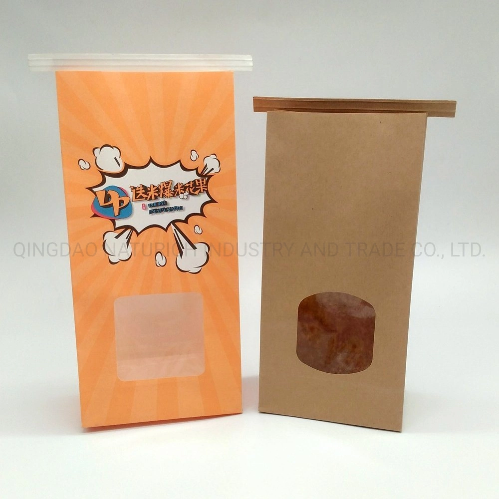 Anti-Oil Compostable Eco-Friendly Food Grade Paper Packing Bags