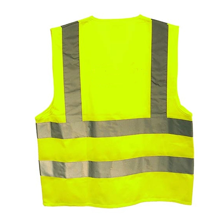 Breathable Polyester Warning Reflective Waistcoat Safety Vest Clothing