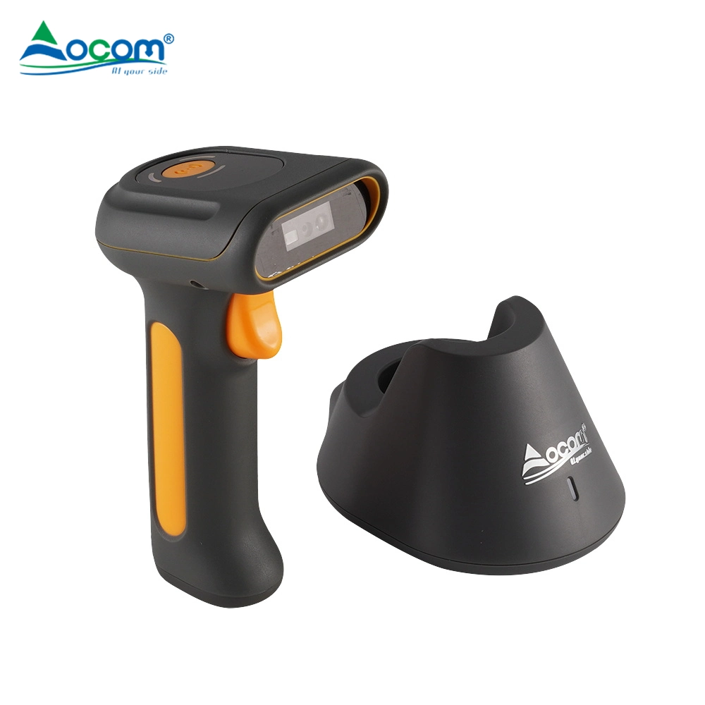 Mobile Data Terminal Factory Supply USB 2.4G Wireless 1/2D Barcode Scanner