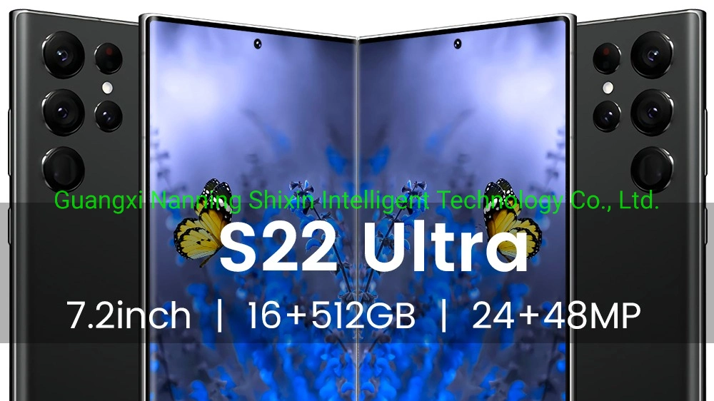 Hot Selling S22 Ultra Original 16GB+512GB Face Unlock Full Display Cell Phone