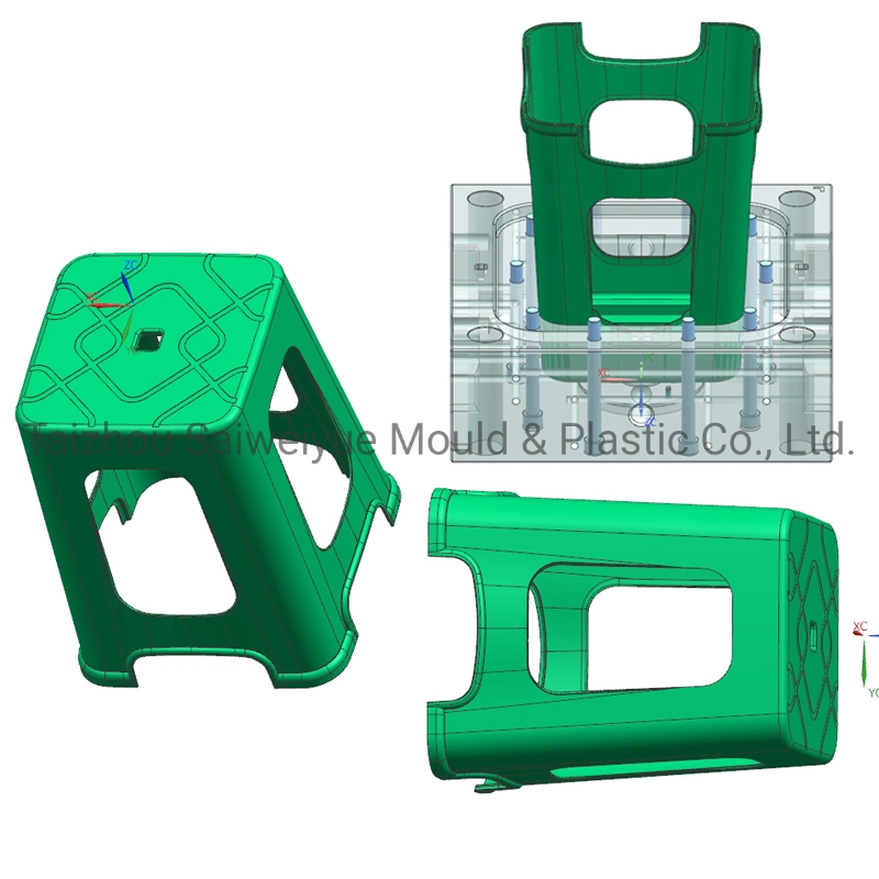 Huangyan Making Mold High-Quality Plastic Household Dinner Adult Stool Injection Mould