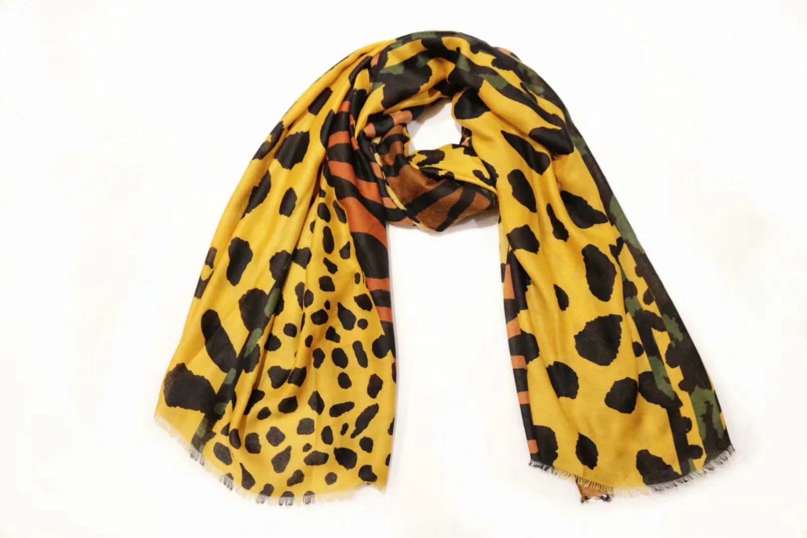 Mesdames nouvelle mode Leopard Patchwork châle Modèle Animal Hijab Automne Hiver Zebra bandeau de silencieux d'impression Foulard Foulard Sjaal Wrap