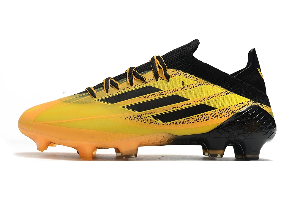 Botas de fútbol Speedflow Messi 1 fg de oro Solar hombres Zapatos de fútbol Deportes