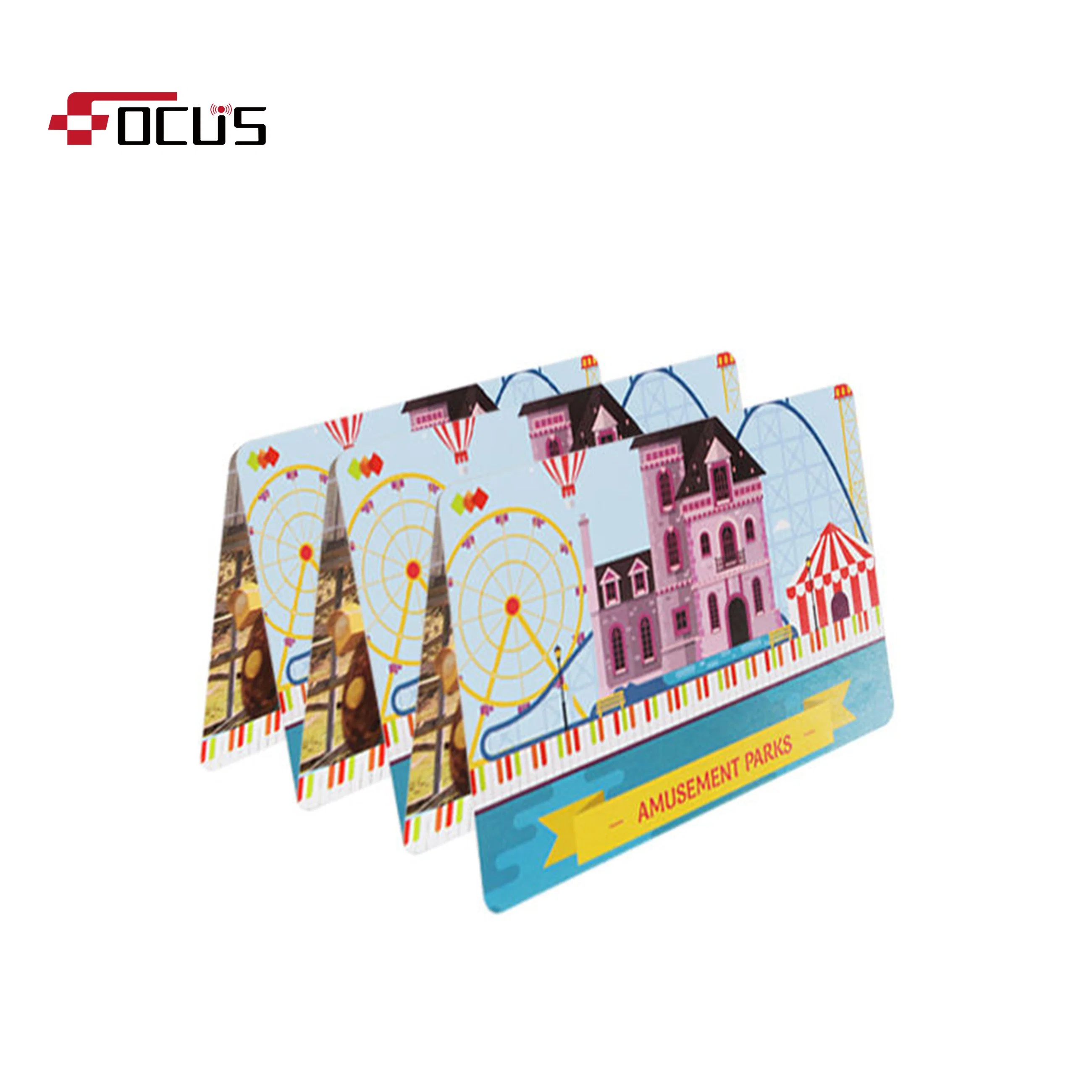 Disposable NFC City Railway Amusement Park Ticket Paper Card