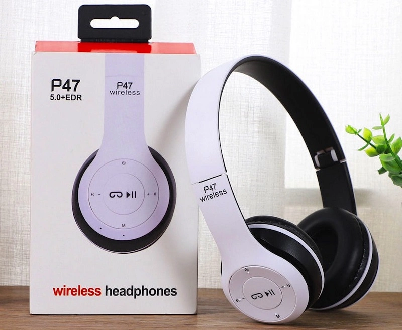 Wireless P47 Silent Disco Headphone Wholesale/Supplier 500m Control Distance Quiet Party Headset Stereo Silent Disco Headphones with Transmitter