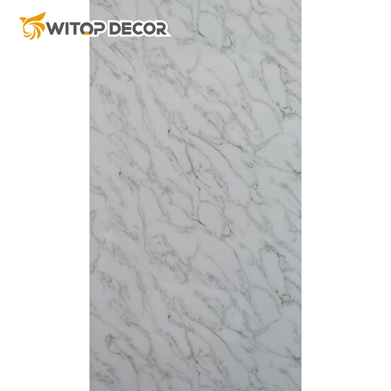 Wholesale/Supplier High Glossy Marble Substitute Solid PVC Plastic UV Board for Living Room