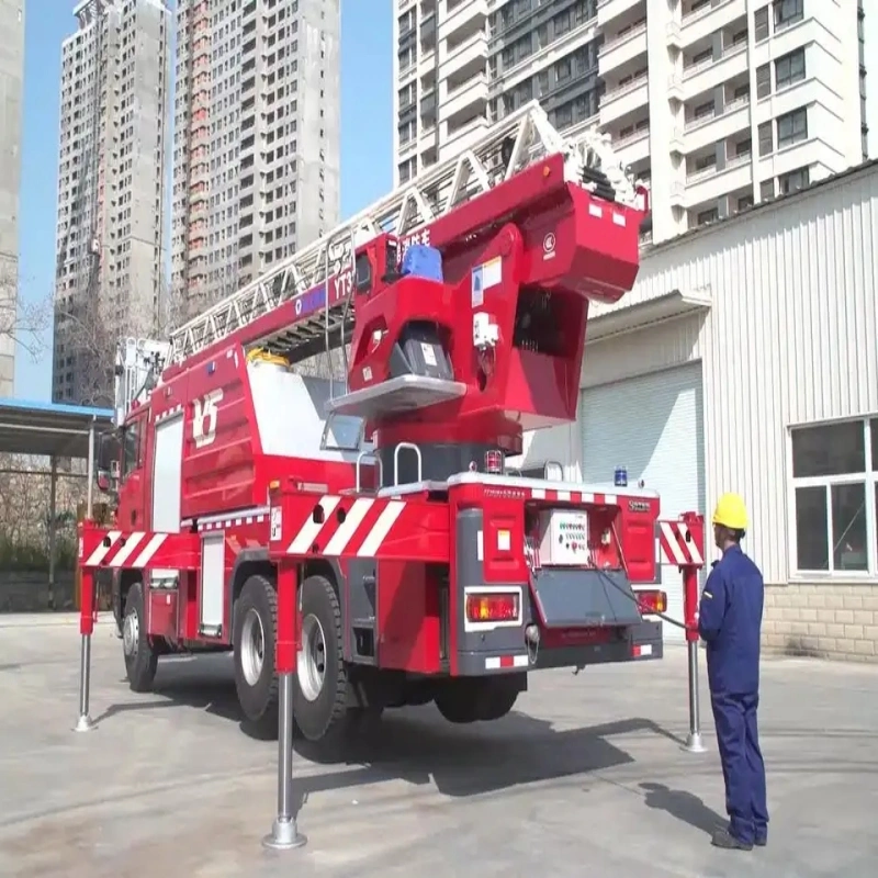 Fabricante oficial de la lucha contra incendios carretilla YT32m1 de camión de bomberos de la escalera