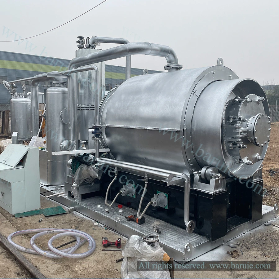 Hot Selling Recycling Machines Small Scale Pyrolysis for Waste Recovery