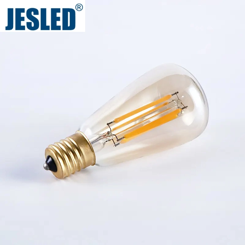 Jesled St38 ST45 ST48 ST58 ST64 Edison 40W E27 Luz Lámpara de filamento de bombilla 220V LED Fuente de luz de lámpara de tungsteno