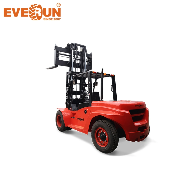 Everun Erdf100 High quality/High cost performance  Industrial 10ton Diesel Articulated Forklift