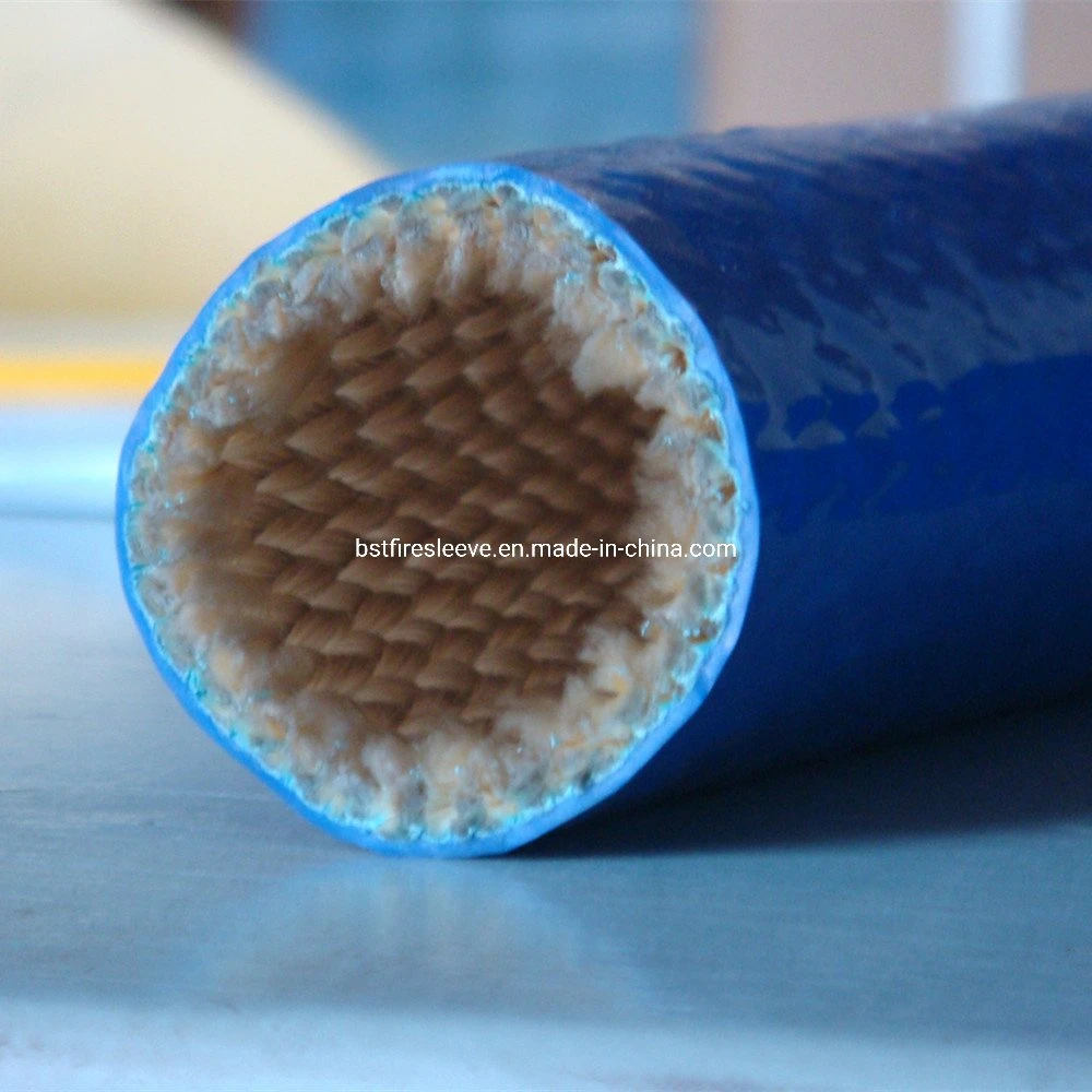 Hose Protector Silicone Rubber Coated Glass Fiber Insulation Materials Insulation Tube Fiberglass Sleeving