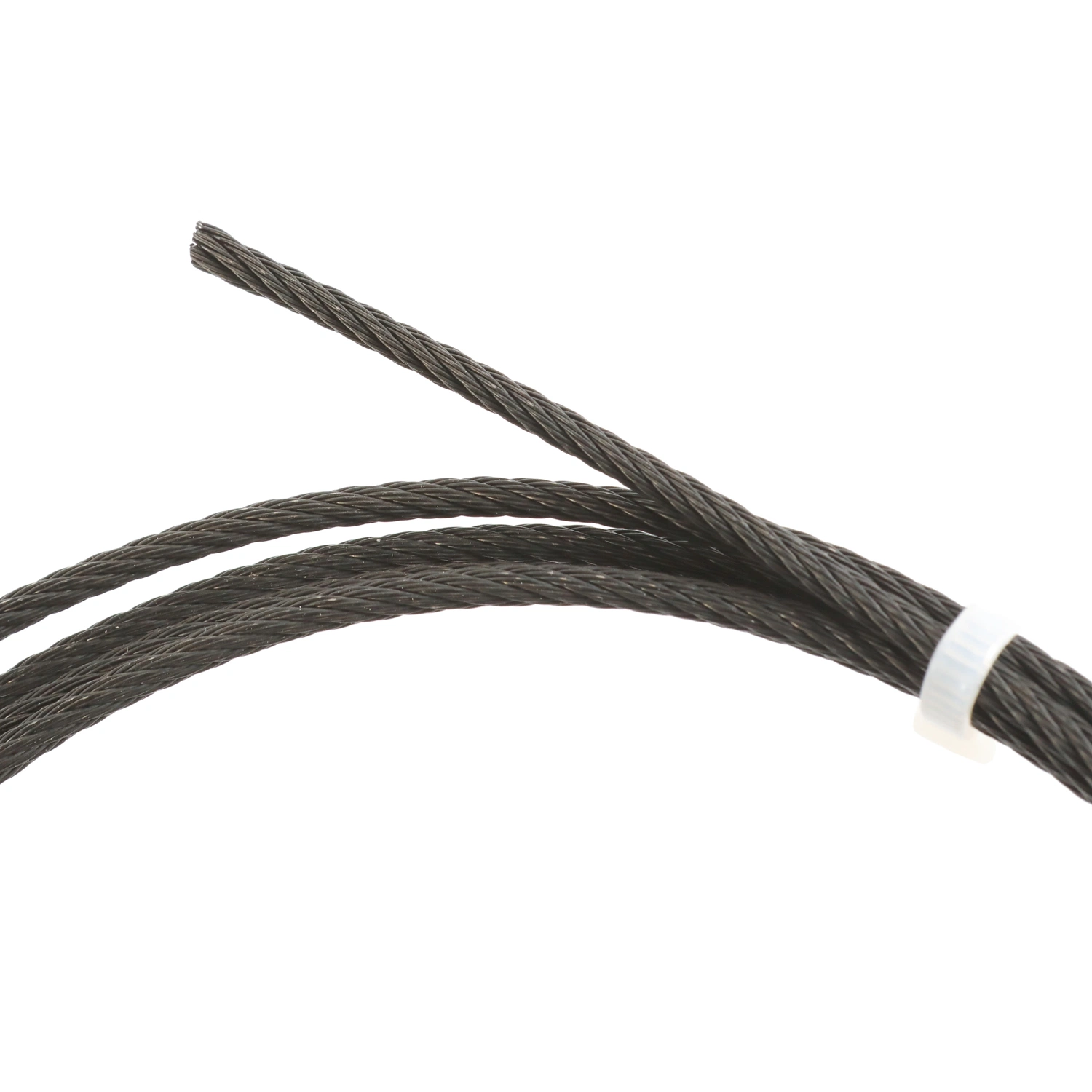 Black Galvanized Steel Wire Rope by Black Oxide 1X19 1X7