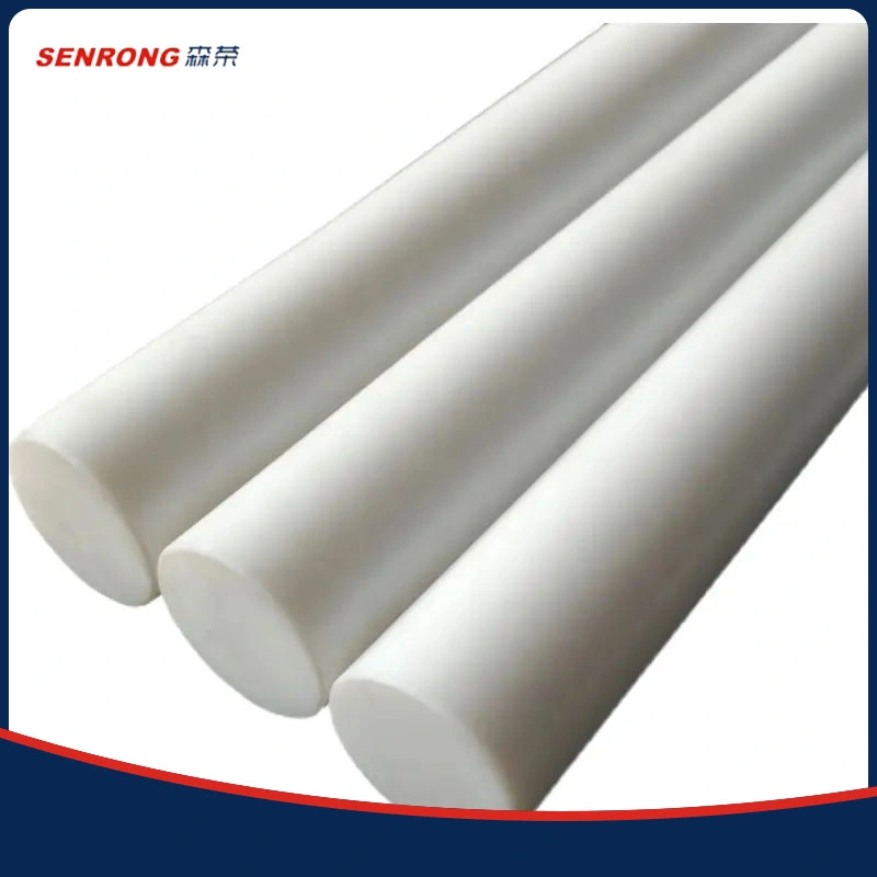 Factory Rod PTFE Extrude Rod Plastic Stick Chemical Resistant Fluoroplastic Extruded PTFE Rod