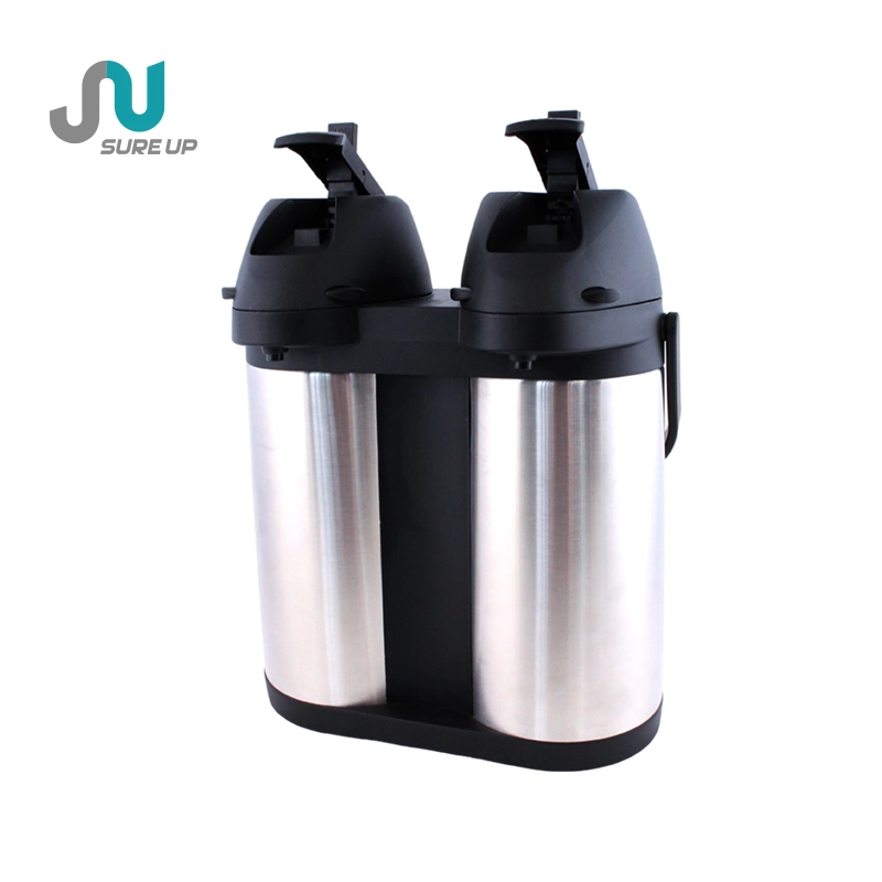 3.8L Double-in-One Double Wall Stainless Steel Coffee Airpot for Restaurant