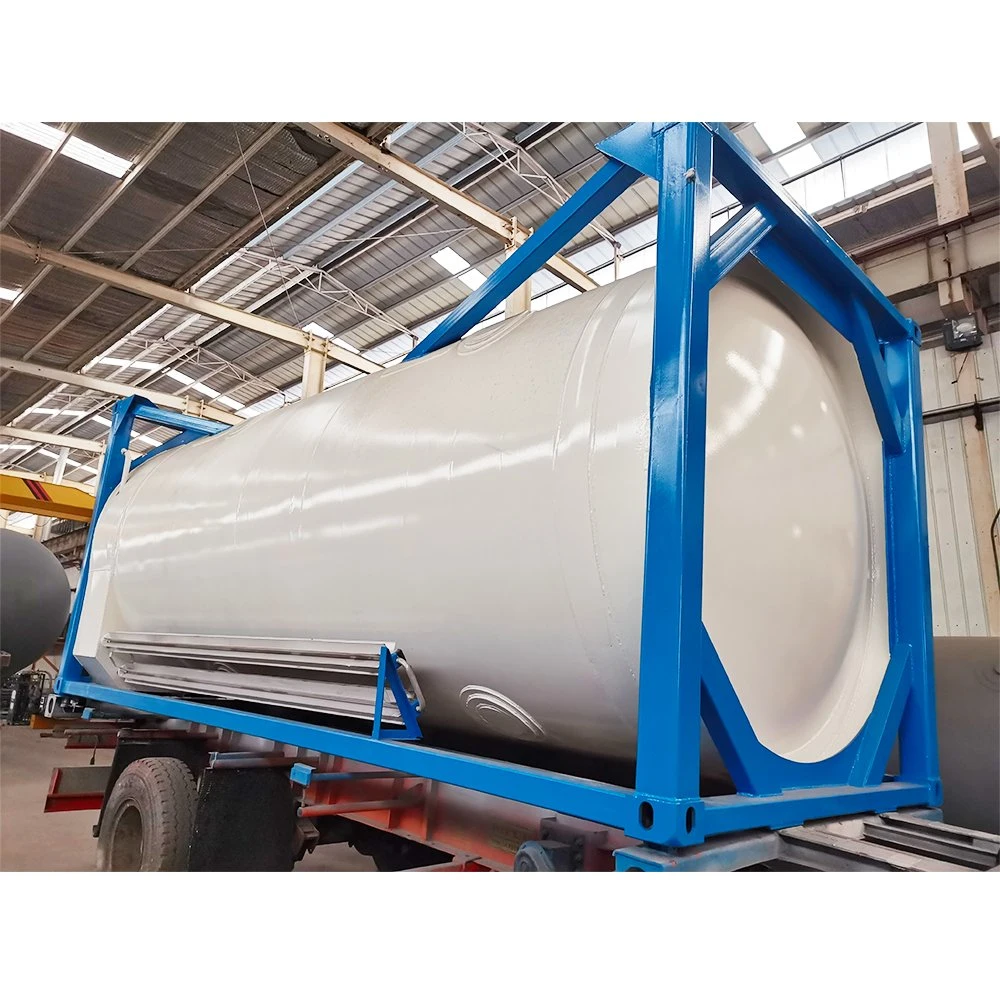 Customized High End Special 20FT Cryogenic Liquid Gas Oxygen Nitrogen Helium Storage ISO Tank Container