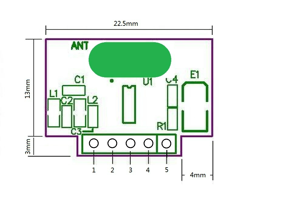 Superheterodyne Universal Receiver Module Kl-RF211A