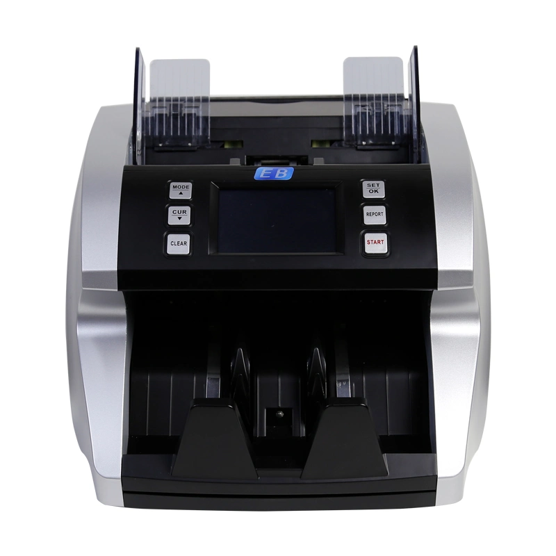 Business Grade Banknote Counter with UV/MG/IR Counter-feit Detection &ndash; Top Loading Cash Counting Machine  Add and Batch Modes