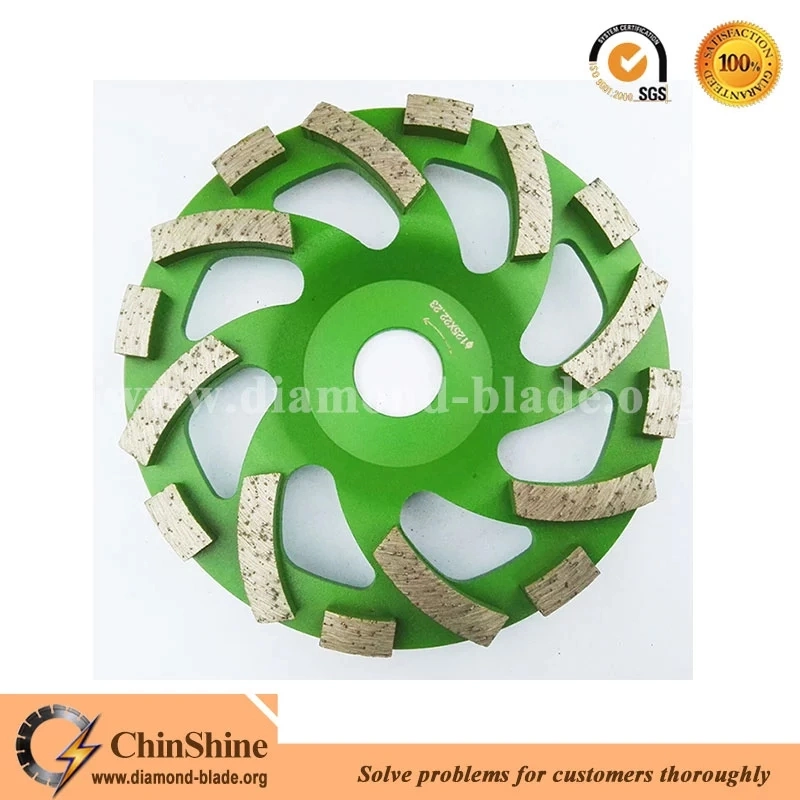 American Market Turbo Diamond Grinding Cup Wheel for Concrete Floor