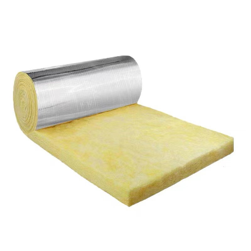 Insulation Aluminum Foil Ceramic High for Container House Split Solar Water Heater Single Side Laminate Roof of Glass Wool Roll