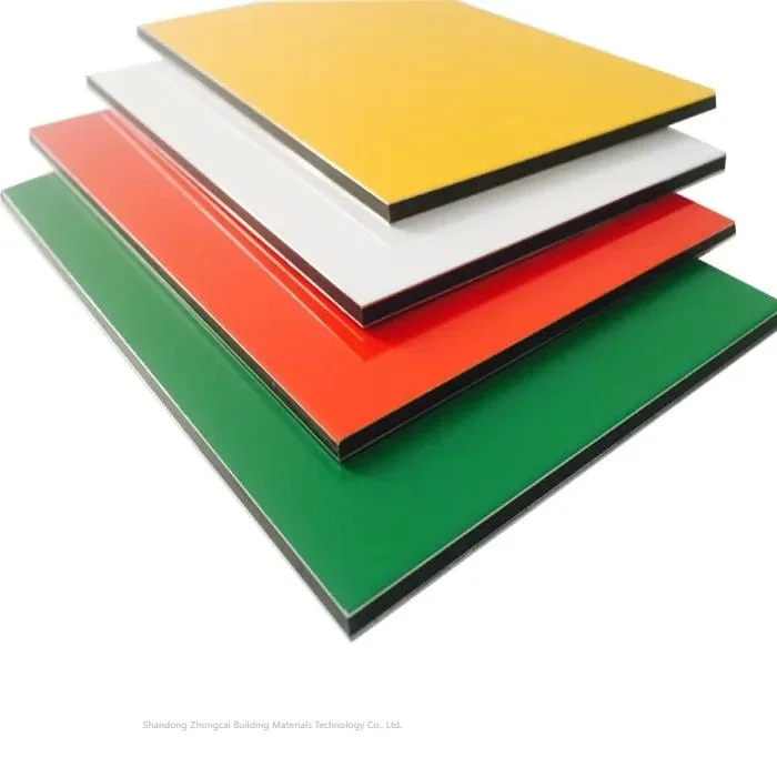 PVDF/PE/Stone/Wooden/Yellow/Red/Mirror Nano Fireproof ACP Aluminum Composite Panel Acm Sheet Building Material