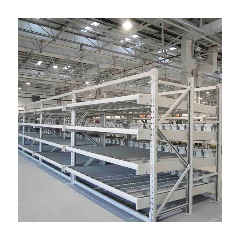 Carton Flow Rack for Carton Box Storage Warehouse Storage Carton Flow Pallet Rack with Roller Track