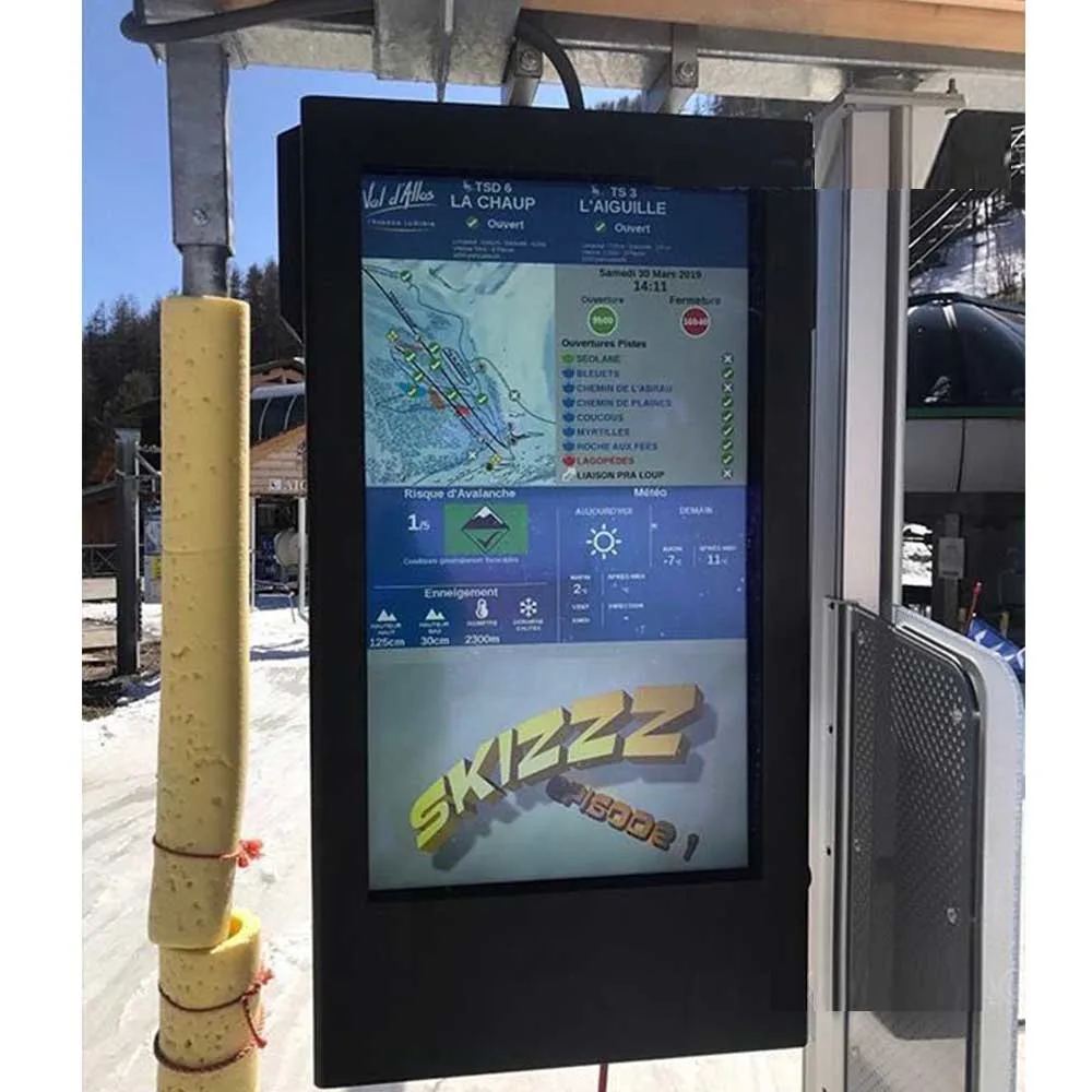 Outdoor Vertical Type Advertisement Digital Signage Kiosk with LCD Display