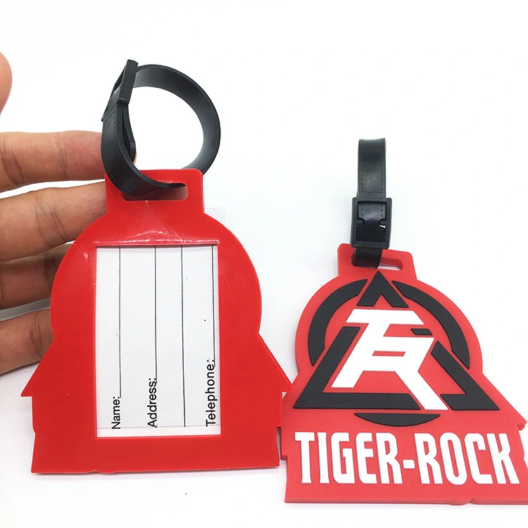 Custom Soft PVC Luggage Key Tag for Promotion Gifts