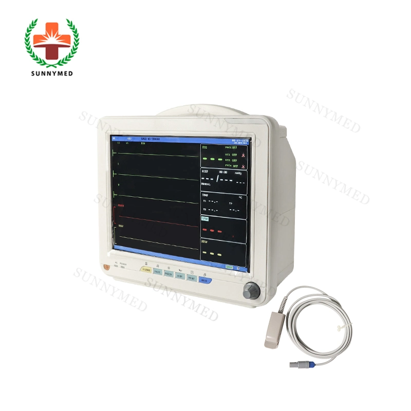 Sy-C005c Hospital Affordable Price Bedside Patient Monitor Portable Patient Monitor