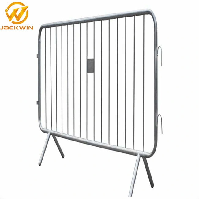 Highway Safety Barrier Galvanized Steel Crowd Control Barrier Removable Temporary Customized Barrier Fence