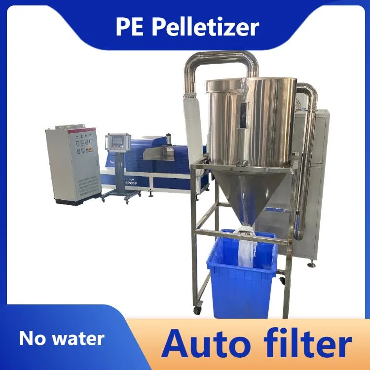 Pbat PLA Material Edge Film Recycling Pelleting Machine Po HDPE Plastic Granulator