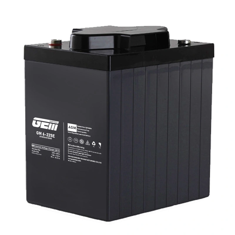 6V225AH SLA Battery Replaces Camper Golf Cart RV Boat Solar Wind 6V 200ah Golf Cart Gel AGM/Lead Acid Deep Cycle Electric Vehicle Battery